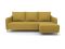 Угловой диван Бьерг цвет желтый