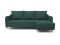 Угловой диван Бьерг цвет зеленый