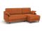Угловой диван Женева цвет оранжевый,рыжый