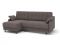 Угловой диван Женева цвет коричневый
