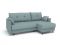Угловой диван Каролина цвет бирюза,мята
