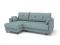 Угловой диван Каролина цвет бирюза,мята