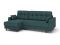 Угловой диван Орлеан цвет зеленый