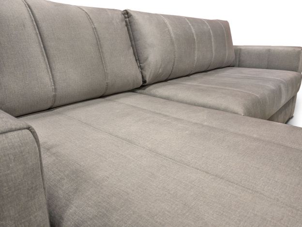 Угловой диван Мельбурн цвет серый (фото 198013)