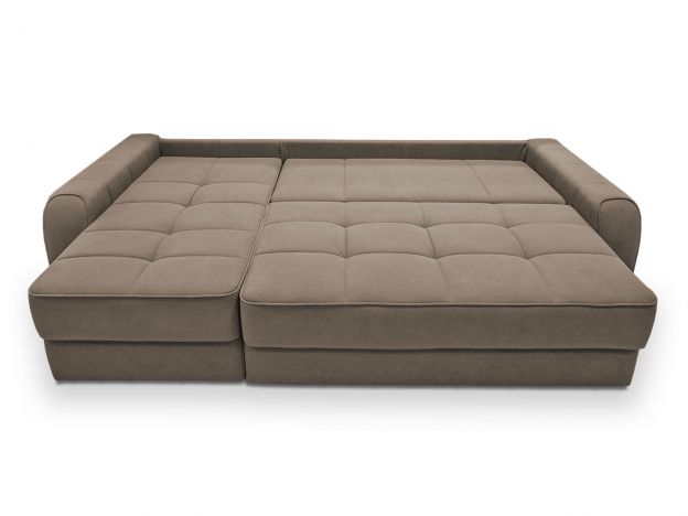 Угловой диван Кембридж реальное фото образца цвет коричневый (фото 200293)