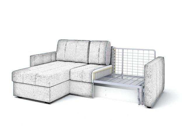 Угловой диван Мельбурн цвет серый (фото 198016)