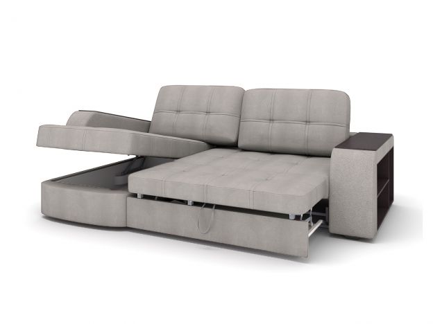 Угловой диван Берлин цвет серый (фото 227405)