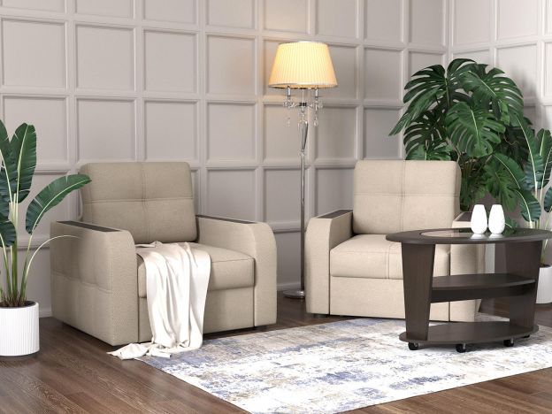 Кресло-кровать Монако цвет красный,бордовый (фото 244711)