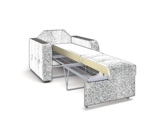 Кресло-кровать Монако цвет красный,бордовый (фото 244710)