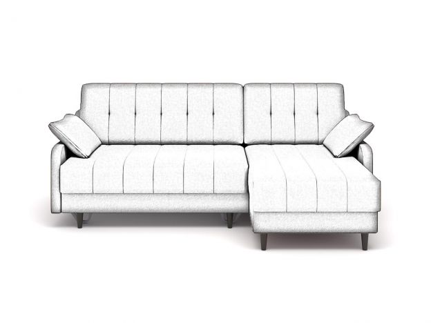 Угловой диван Женева цвет серый (фото 243736)