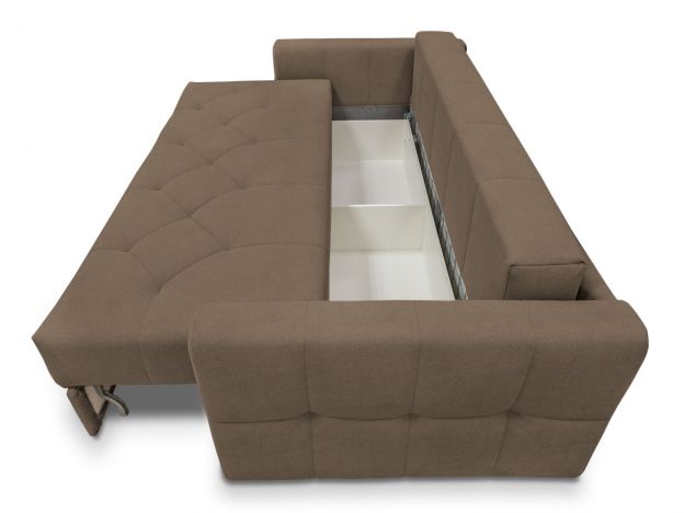 Диван Сорренто реальное фото образца цвет коричневый (фото 246150)