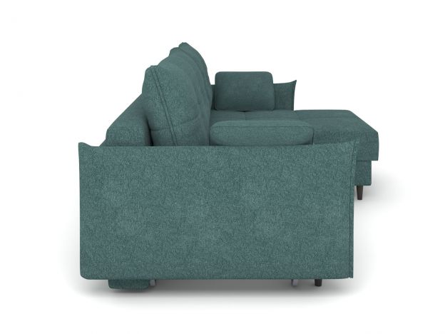 Угловой диван Каролина цвет зеленый (фото 250067)