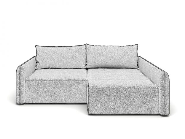 Угловой диван Лофт цвет коричневый (фото 251350)