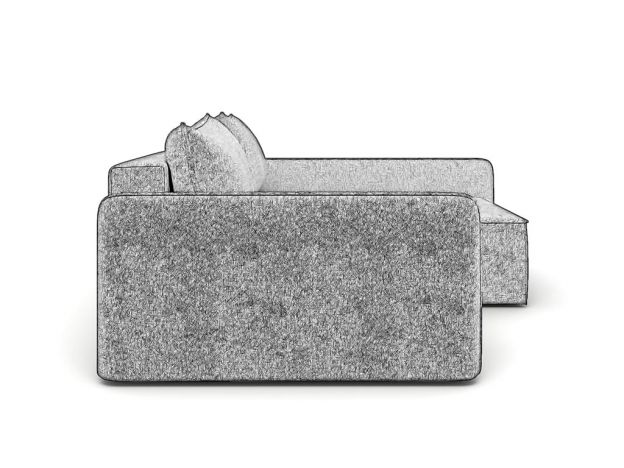 Угловой диван Лофт цвет коричневый (фото 251352)