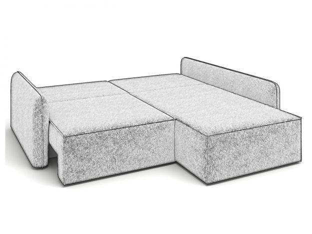 Угловой диван Лофт цвет коричневый (фото 251354)