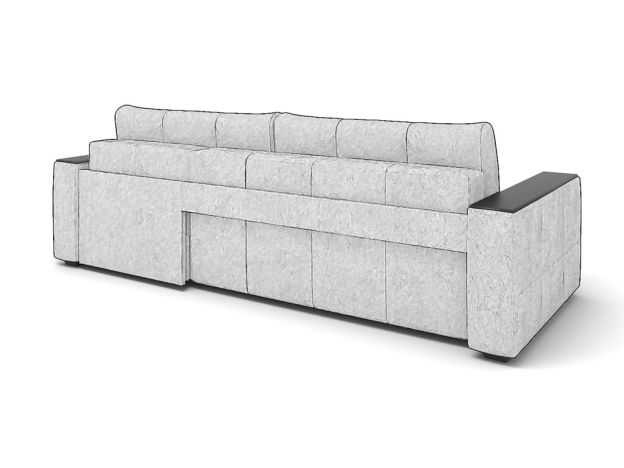 Угловой диван Сиэтл цвет серый (фото 256434)