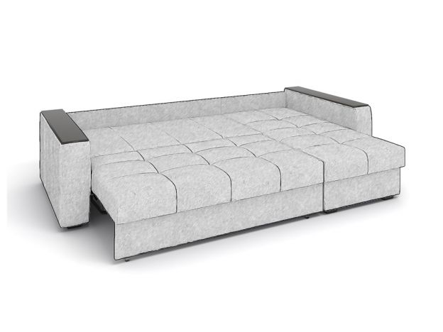 Угловой диван Сиэтл цвет бежевый,коричневый (фото 256475)