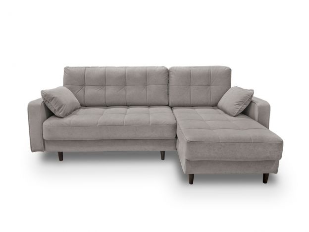 Угловой диван Орлеан реальное фото образца цвет серый (фото 272340)