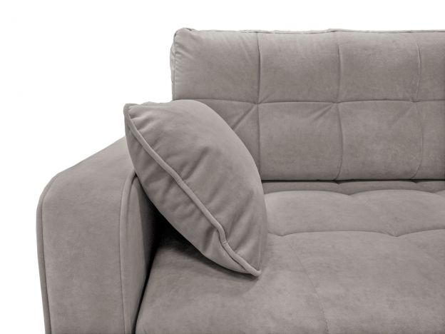 Угловой диван Орлеан реальное фото образца цвет серый (фото 272344)