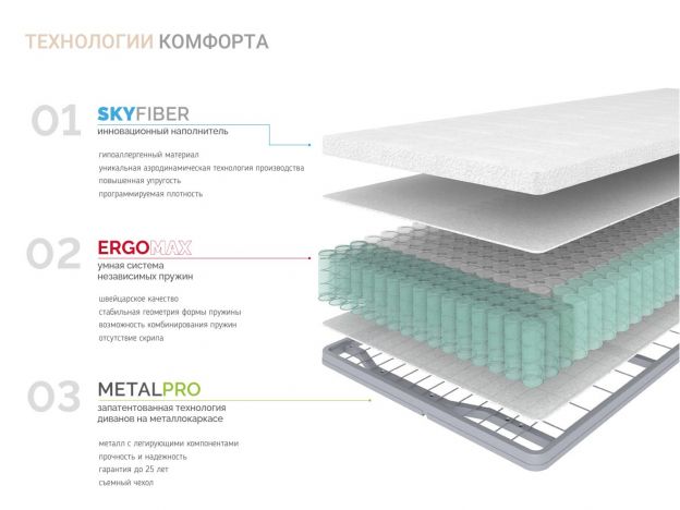 Диван двойной Сиэтл цвет бежевый (фото 256745)