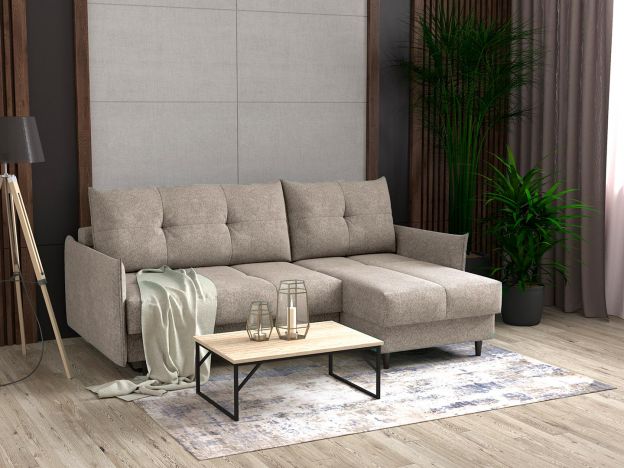 Угловой диван Каролина цвет бежевый (фото 278980)