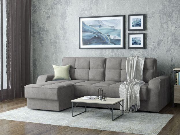 Угловой диван Кембридж цвет серый (фото 279262) Угловой диван Кембридж цвет серый (фото 279262)