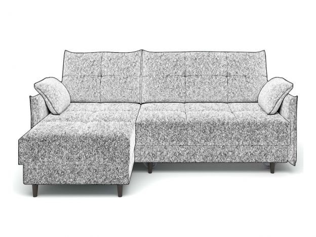 Угловой диван Каролина цвет белый,бежевый (фото 279099)