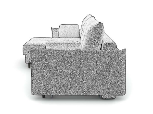 Угловой диван Каролина цвет белый,бежевый (фото 279101)