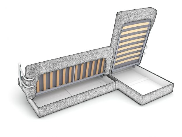 Угловой диван Милан цвет зеленый (фото 279762)