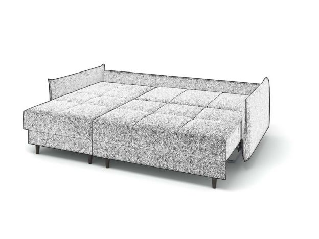 Угловой диван Каролина цвет белый,бежевый (фото 279103)