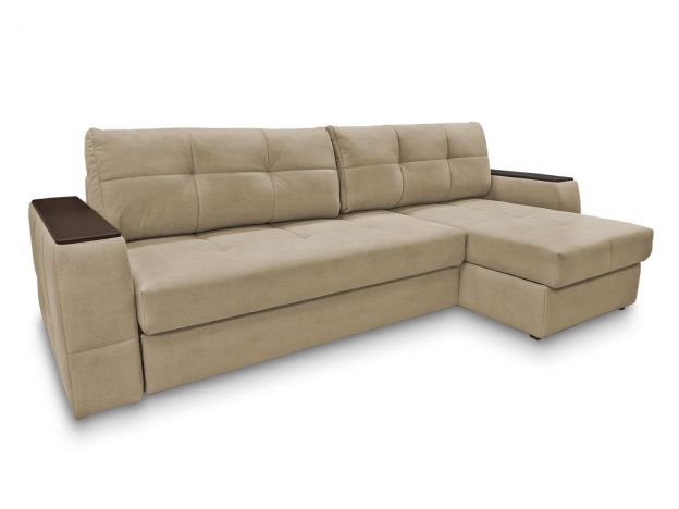Угловой диван Сиэтл реальное фото образца цвет бежевый (фото 283434)