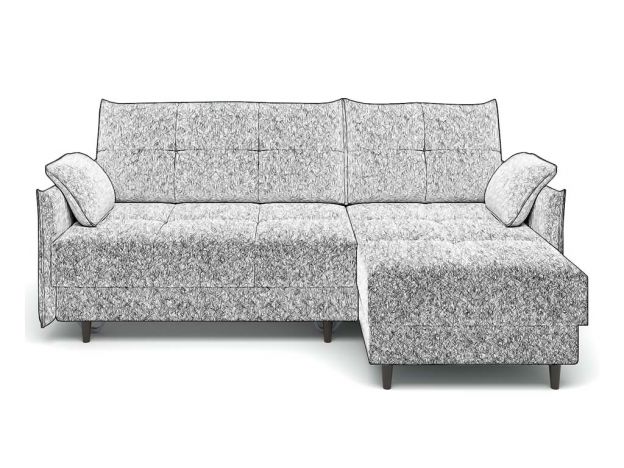 Угловой диван Каролина цвет бежевый (фото 291863)