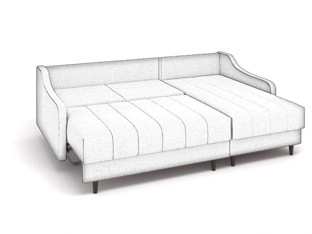 Угловой диван Женева цвет бежевый (фото 291247)