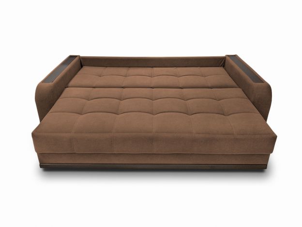 Диван Монако реальное фото образца цвет коричневый,рыжый (фото 292867)