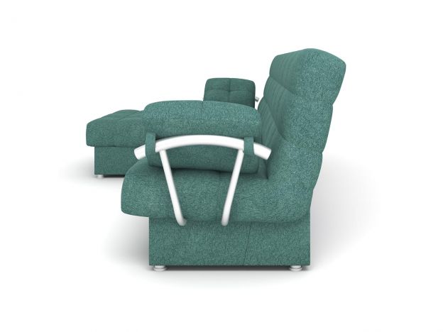 Угловой диван Милан цвет зеленый (фото 292707)