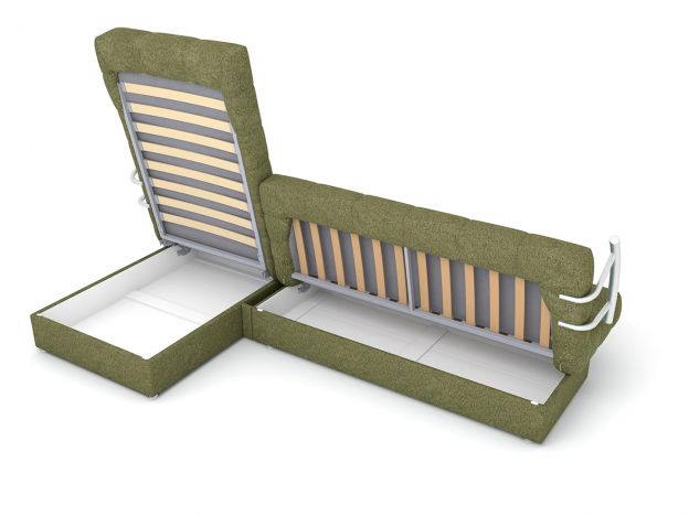 Угловой диван Милан цвет зеленый (фото 292755)