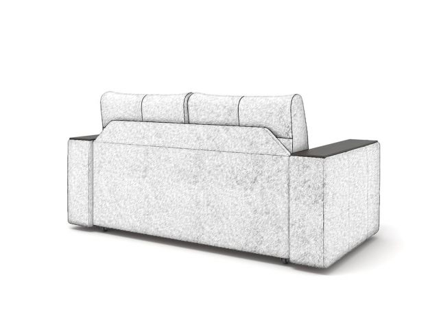 Диван двойной Сиэтл цвет серый (фото 294581)