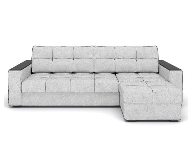 Угловой диван Сиэтл цвет серый (фото 298726)