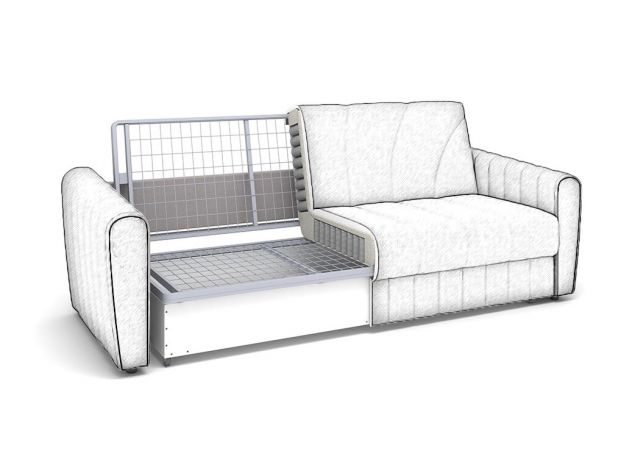 Диван Эльзас цвет бежевый,коричневый (фото 299278)