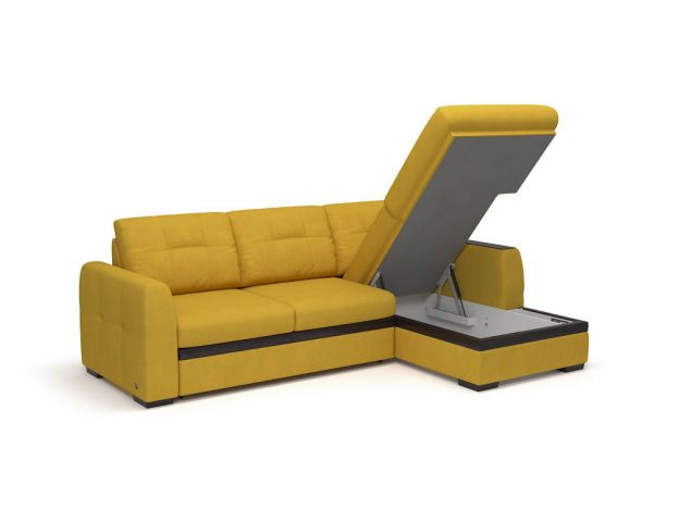 Угловой диван Айдер цвет желтый (фото 200895)