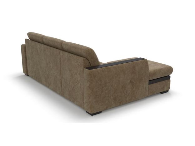 Угловой диван Айдер цвет коричневый (фото 200962)