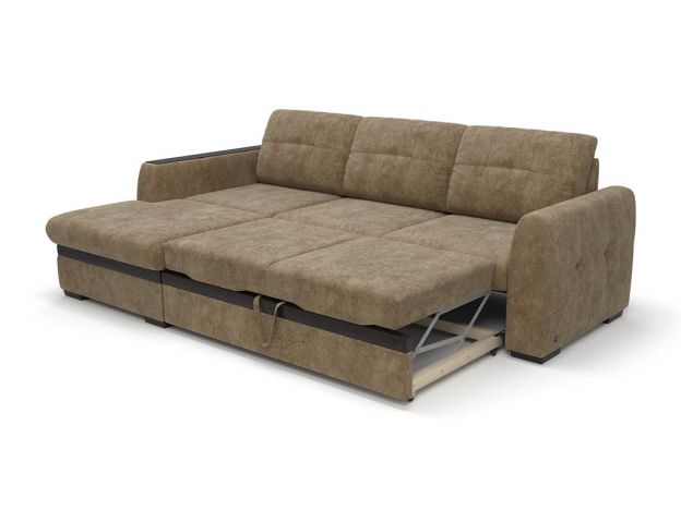 Угловой диван Айдер цвет коричневый (фото 200966)