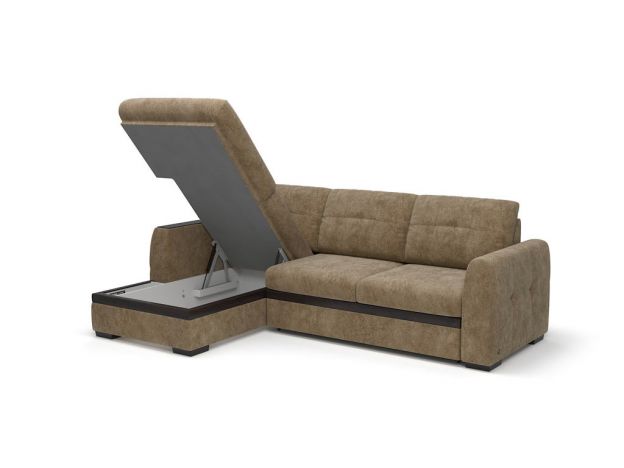 Угловой диван Айдер цвет коричневый (фото 200967)