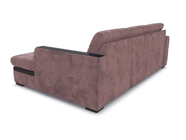 Угловой диван Айдер цвет розовый (фото 300433)