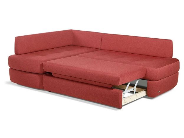 Угловой диван Арно цвет красный (фото 12588)