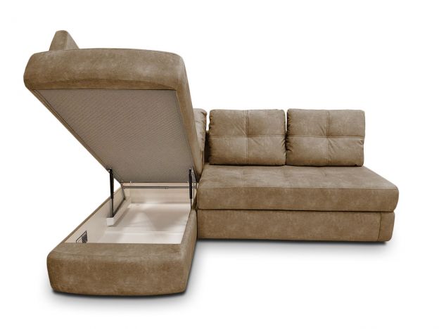 Угловой диван Арно цвет коричневый (фото 194361)