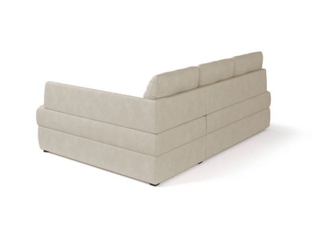 Угловой диван Арно цвет белый,бежевый (фото 301274)