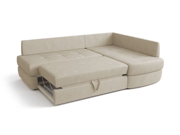 Угловой диван Арно цвет белый,бежевый (фото 301276)