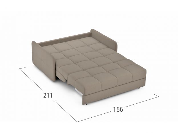 Диван MOON 120 цвет бежевый (фото 301687) Диван MOON 120 цвет бежевый (фото 301687)