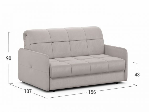 Диван MOON 120 цвет серый (фото 301745)